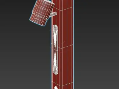sif-wall gold wall light 3D model