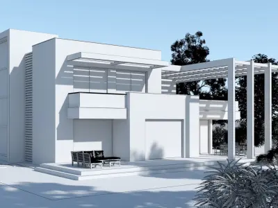 Modern Villa Design 3D model