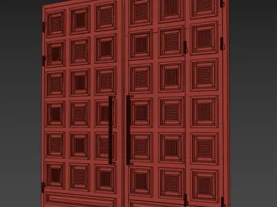 Gate black loft 03 3D model