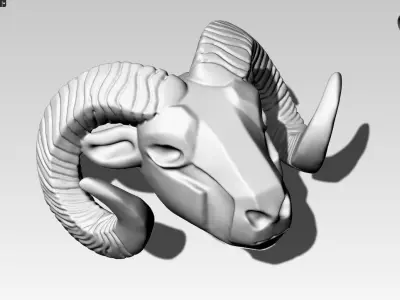 Ramb head 3D print model