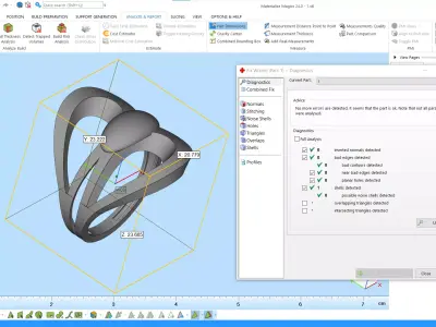 Modern Sculptural Adjustable Ring 3DM STL 3D print model
