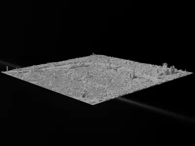London 3D print model