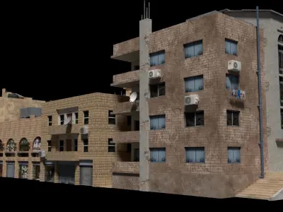 middle east buildings 2 3D model