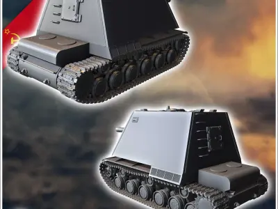 KV U19 - Soviet army WW2 Second World East front Ostfront RPG Mi 3D print model