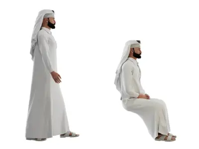  Qatari Arab Man 