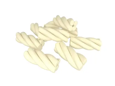 Marshmallows V2 005 Low-poly 3D model