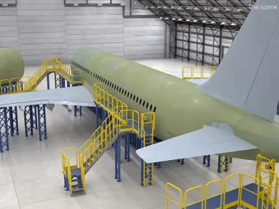  A320 Airbus Forward Cockpit Fuselage 