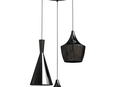 Best seller Stars Bar Counter Ceiling Pendant Lights Dining Room 3D model