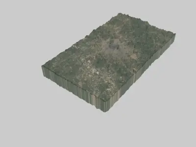 Faisalabad City Low-poly 3D model