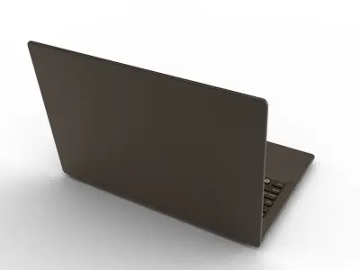 Laptop PBR cutting board 3D model