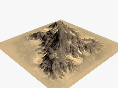 Brown B 29042015 Low-poly 3D model