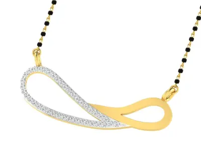 Women Necklace 3dm STL FBX OBJ Render Details 3D print model 3