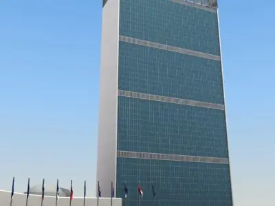 United Nations Building NYC 3D model