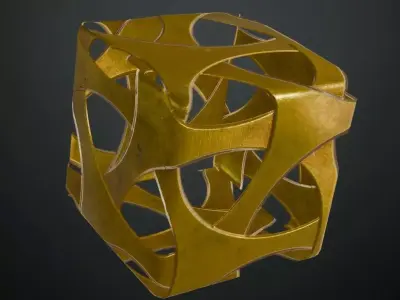 Golden Metal Grill Transparent PBR Seamless Texture order