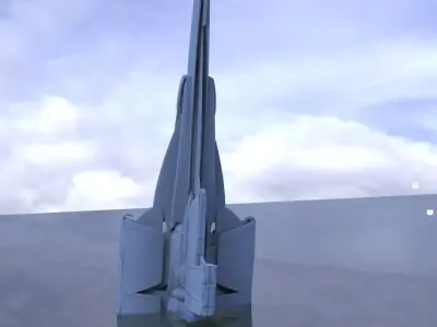 Sci-fi Tower design 4 3D model