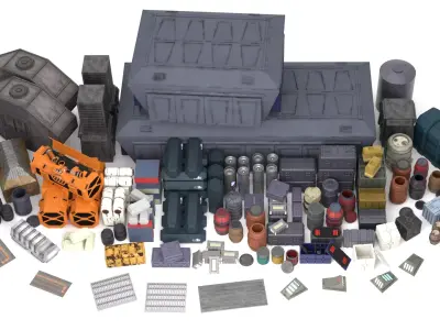 All Star Wars Asserts 1-18 scale  Kenner Hasbro  3D Model Pack