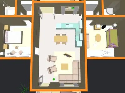 Cottage design 3D model