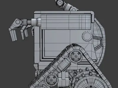 Wall-E Model Printable 3D print model