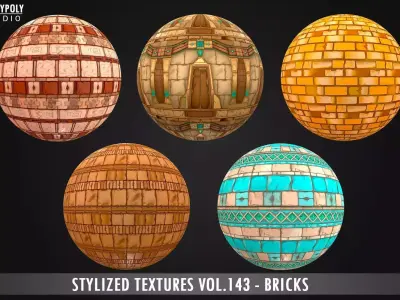 Bricks Vol 143 - Stylized Textures Texture