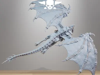Xenarid Dragon 3D print model