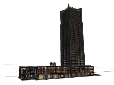 vacation spot-Resort-Fashion Leisure Hotel-0254 3D model