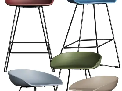 Bar Stool AAS 3D model