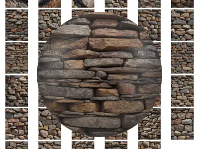 Stone texture 35 JPEG   3D model