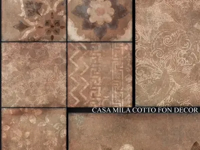 Yurtbay Seramik Casa Mila Cotto Fon Decor 3D model