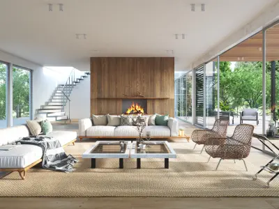 Archinteriors vol 62 - day and night scenes of modern apartments 3D model