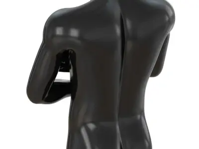 Sports torso headless mannequin for shop 103 3D model