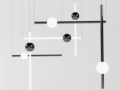 Orion Tube Light by LEE BROOM 3D model