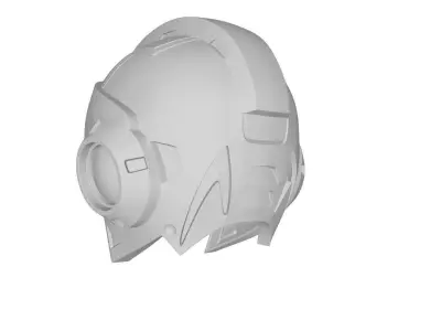 Megaman X Helmet STL 3D Print Files 3D print model
