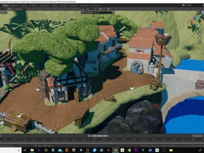 The Curse of Monkey Island Puerto Pollo 3D model