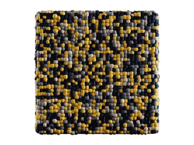 FLUFFY SQUARE POUF SEATING