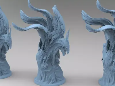 Dantes Hell tree 1 3D model