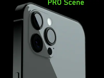 Apple iPhone 13 Pro Max Series Pro Scenes Collection 3D Model Pack