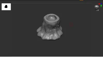 3d printed candle 3D print model