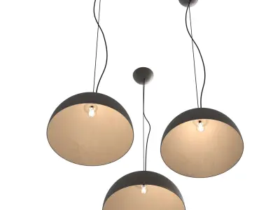 Gibas RUGIADA Pendant Lamp 3 Variation 3D model