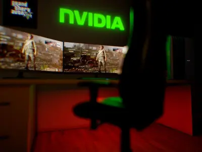 Gaming room Low-poly 3D model