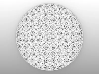 Louvre Abu Dhabi Dome - 4-Layer Parametric Architecture 3D model