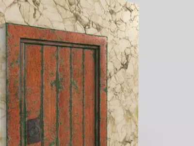 Modular 3D kit construction Historical interior Antique 3D model