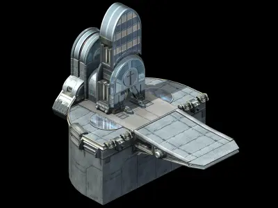 Science Fiction - Church 01 3D model