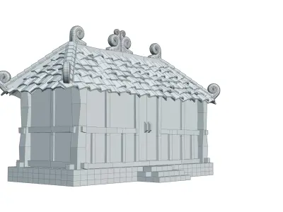 Stylize Traditional House 3D model