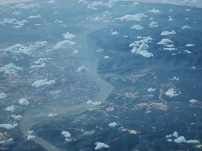 Xiaoxita China City Landscape 3D Model 3D model