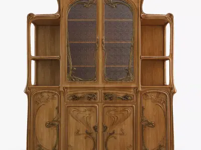  Emile Galle  dresser 3D model