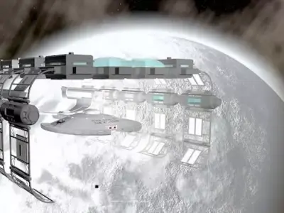 Starship Drydock 3D model