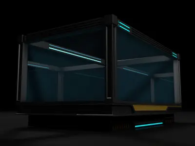 Sci Fi Incubator 3D model