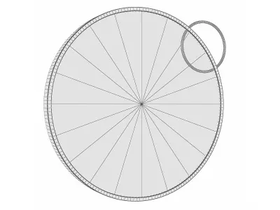 Mirror in a metal frame GZ-M1058 3D model