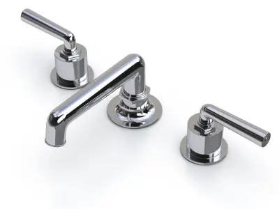 Waterworks Henry Faucet with Lever Handles 3D model