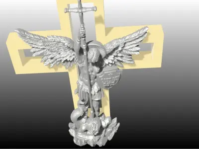 pendant san Miguel 3D print model